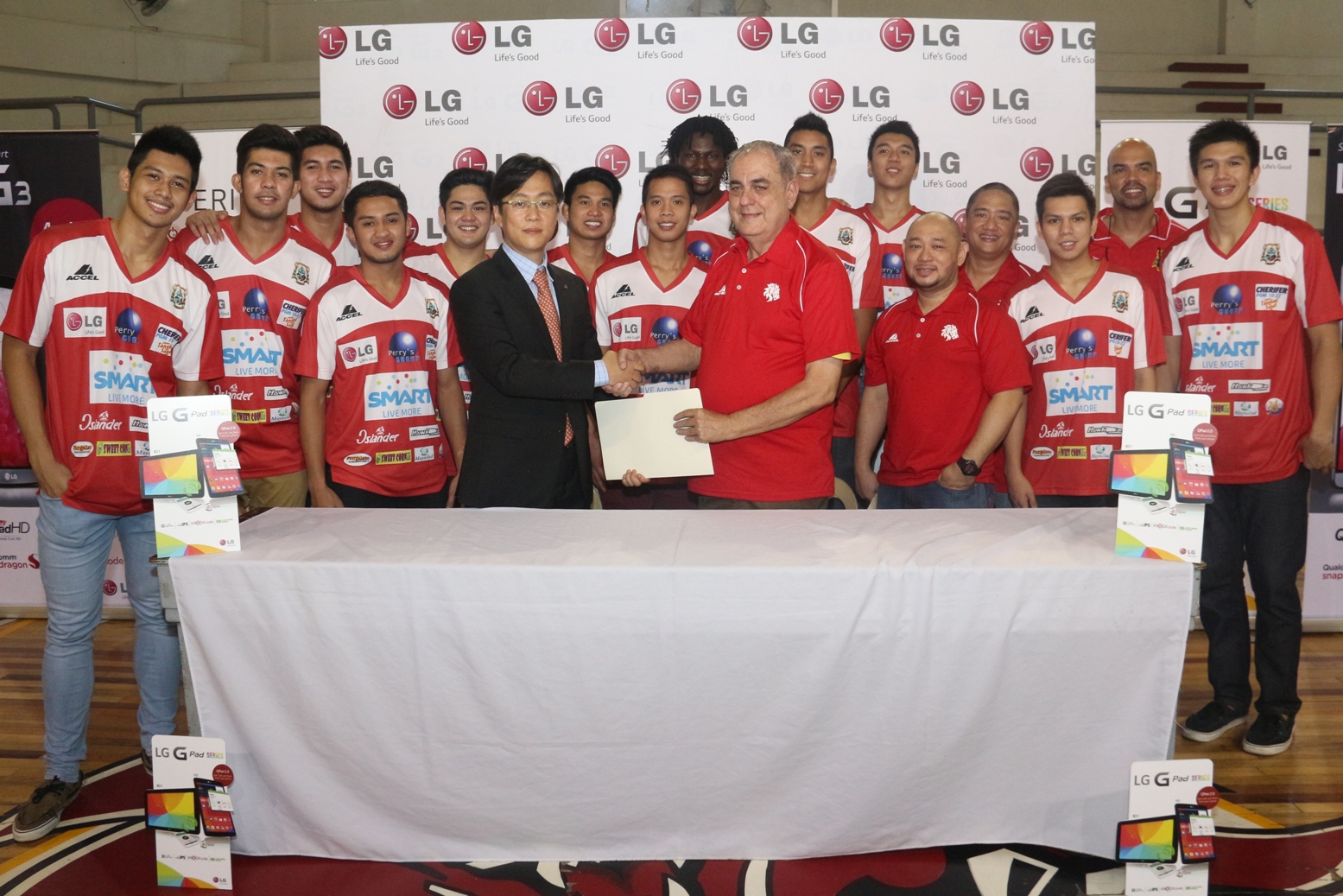 San Beda Red Lions roar anew at NCAA with new LG G Pads