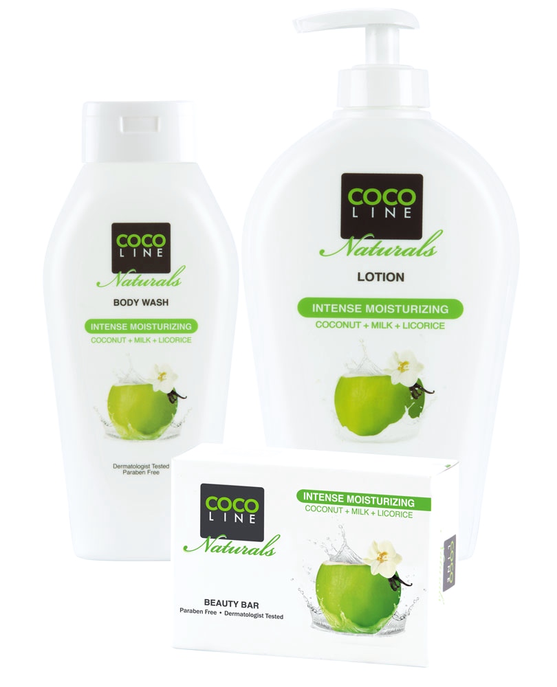 COCOLINE Naturals Lotion BodyWash Beauty Soap